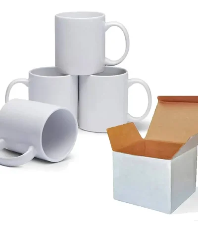 Bijela sublimacijska šalica CLASSIC