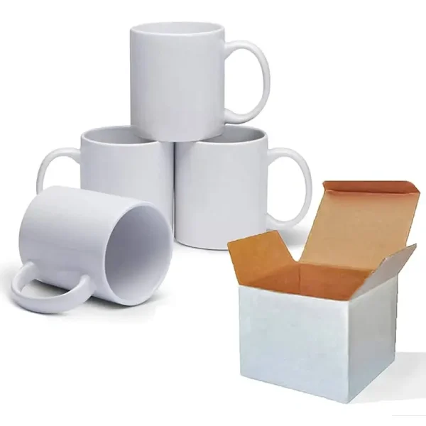 Bijela sublimacijska šalica CLASSIC